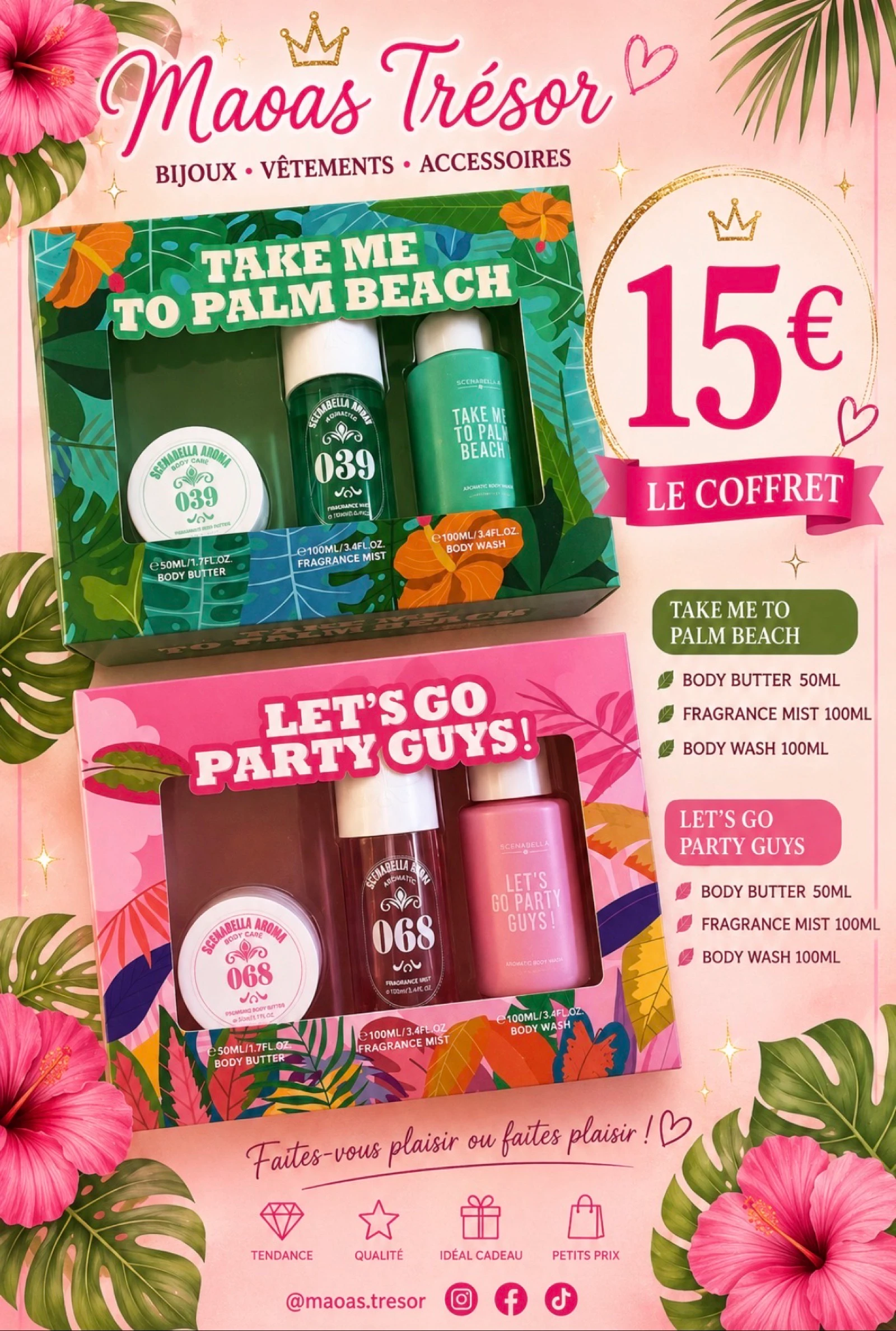 Coffret parfum neuf 